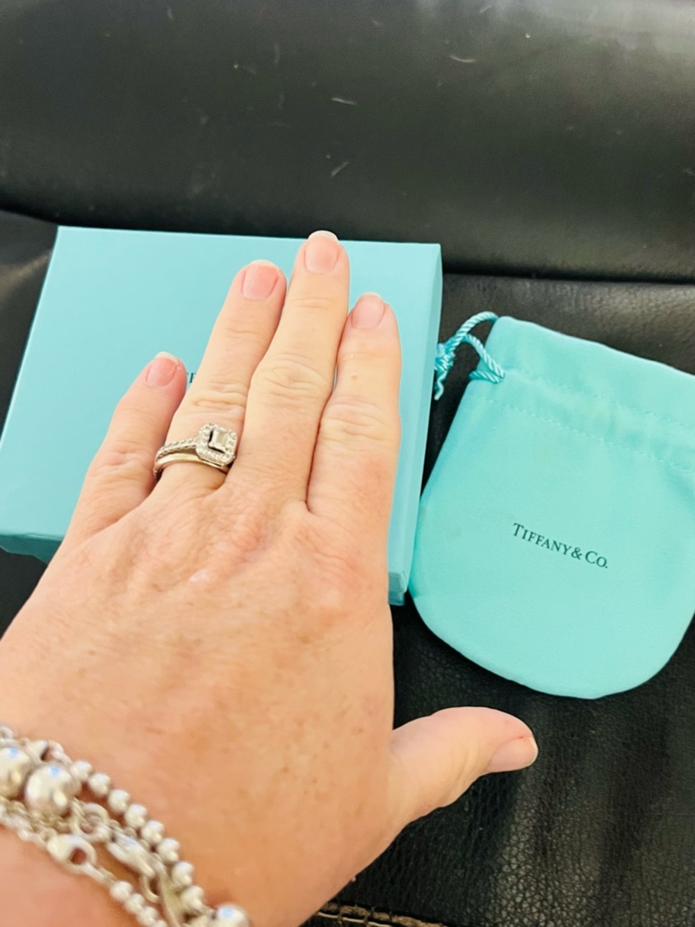 Tiffany & Co. Box, Large Jewelry Pouch *card NOT included - Picture 7 of 7